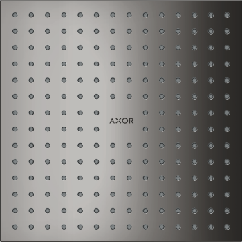 - AXOR ShowerSolutions Deszczownica prysznicowa 25 x 25 cm  2jet do montażu w suficie czarny chrom polerowany 35313330 - 35313330 - Łazienki Szydłowski