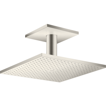 - AXOR ShowerSolutions Deszczownica prysznicowa 30 x 30 cm 1jet z przyłączem sufitowym stal szlachetna optyczna 35316800 - 35316800 - Łazienki Szydłowski