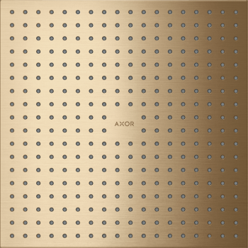 - AXOR ShowerSolutions Deszczownica 30 x 30 cm 1jet do montażu w suficie brąz szczotkowany 35317140 - 35317140 - Łazienki Szydłowski