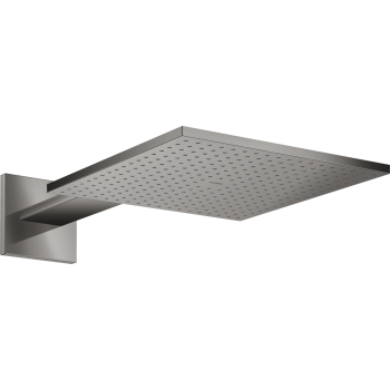  - AXOR ShowerSolutions deszczownica prysznicowa 30 x 30 cm 2jet z ramieniem prysznicowym czarny chrom polerowany 35318330 - 35318330 - Łazienki Szydłowski