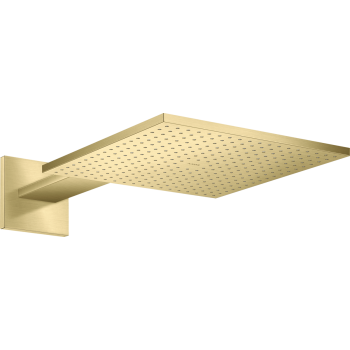  - AXOR ShowerSolutions Deszczownica prysznicowa 30 x 30 cm 2jet z ramieniem prysznicowym mosiądz szczotkowany 35318950 - 35318950 - Łazienki Szydłowski