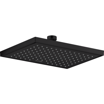 - AXOR ShowerSolutions Deszczownica 24,5 x 18,5cm 1jet EcoSmart czarny mat 35374670 - 35374670 - Łazienki Szydłowski