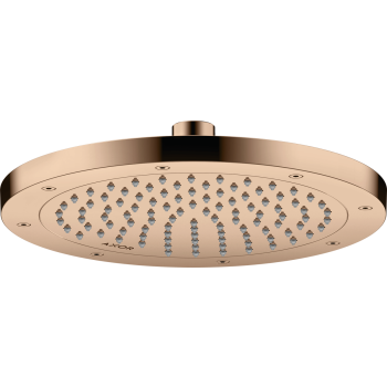 - AXOR ShowerSolutions Deszczownica prysznicowa 245 1jet czerwone złoto polerowane 35380300 - 35380300 - Łazienki Szydłowski