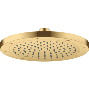 - AXOR ShowerSolutions Deszczownica prysznicowa 24,5 cm 1jet EcoSmart złoty optyczny szczotkowany 35381250 - 35381250 - Łazienki Szydłowski