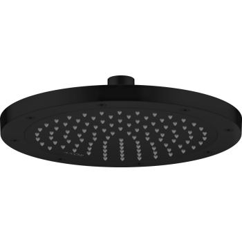 - AXOR ShowerSolutions Deszczownica 24,5 cm 1jet EcoSmart czarny mat 35381670 - 35381670 - Łazienki Szydłowski