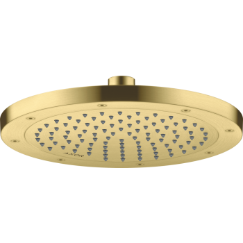  - AXOR ShowerSolutions Deszczownica prysznicowa 24,5 cm 1jet EcoSmart mosiądz szczotkowany 35381950 - 35381950 - Łazienki Szydłowski