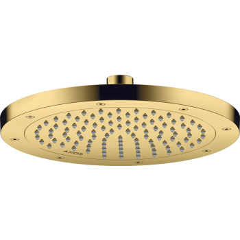  - AXOR ShowerSolutions Deszczownica 24,5cm 1jet EcoSmart złoty optyczny polerowany 35381990 - 35381990 - Łazienki Szydłowski