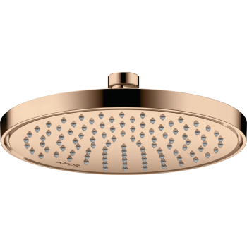 - AXOR ShowerSolutions Deszczownica prysznicowa 22 cm 1jet czerwony złoty polerowany 35382300 - 35382300 - Łazienki Szydłowski