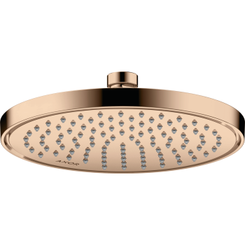 - AXOR ShowerSolutions Głowica prysznicowa 220 1jet EcoSmart czerwone złoto polerowane 35383300 - 35383300 - Łazienki Szydłowski