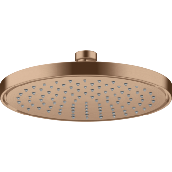  - AXOR ShowerSolutions Głowica prysznicowa 220 1jet EcoSmart czerwone złoto szczotkowane 35383310 - 35383310 - Łazienki Szydłowski