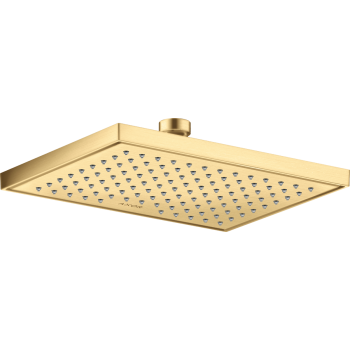 - AXOR ShowerSolutions Deszczownica prysznicowa 24,5 x 18,5 cm 1jet EcoSmart+ złoty optyczny szczotkowany 35387250 - 35387250 - Łazienki Szydłowski