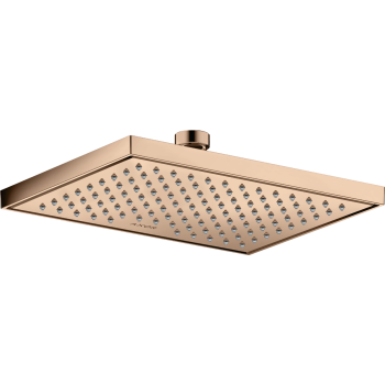 - AXOR ShowerSolutions Głowica prysznicowa 245/185 1jet EcoSmart+ czerwone złoto polerowane 35387300 - 35387300 - Łazienki Szydłowski