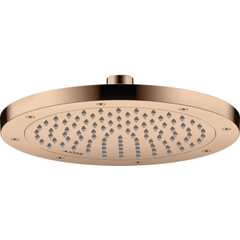 - AXOR ShowerSolutions deszczownica prysznicowa 245 1jet EcoSmart+ czerwone złoto polerowane 35389300 - 35389300 - Łazienki Szydłowski