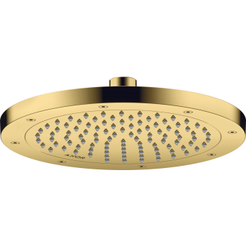  - AXOR ShowerSolutions Deszczownica 24,5cm 1jet EcoSmart+ złoty optyczny polerowany 35389990 - 35389990 - Łazienki Szydłowski