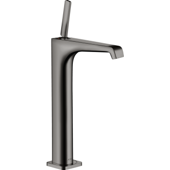 - AXOR Citterio E bateria umywalkowa 250 do umywalek nablatowych z uchwytem Pin i niezamykanym kompletem odpływowym czarny chrom polerowany 36104330 - 36104330 - Łazienki Szydłowski