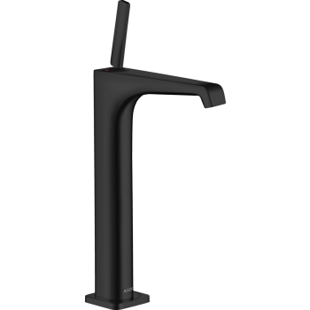 - AXOR Citterio E bateria umywalkowa 250 do umywalek nablatowych z uchwytem Pin i niezamykanym kompletem odpływowym czarny mat 36104670 - 36104670 - Łazienki Szydłowski