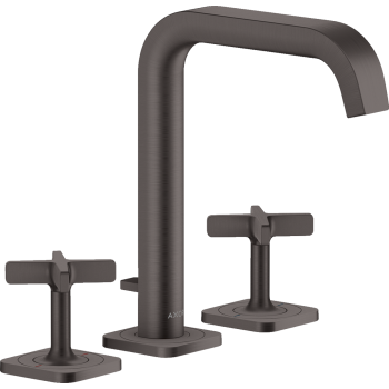 - AXOR Citterio E 3-otworowa bateria umywalkowa 170 z rozetami i kompletem odpływowym z cięgłem 36108340 - 36108340 - Łazienki Szydłowski