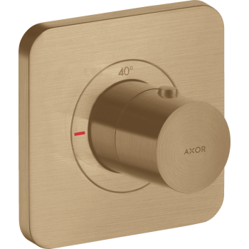 - AXOR Citterio E Bateria termostatyczna 120/120, podtynkowa brąz szczotkowany 36702140 - 36702140 - Łazienki Szydłowski