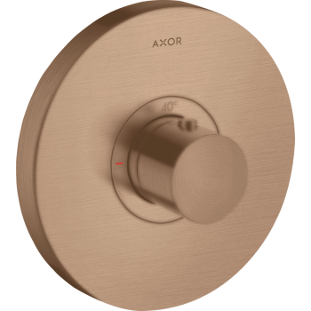 - AXOR ShowerSelect Bateria termostatyczna HighFlow, czerwone złoto szczotkowane 36721310 - 36721310 - Łazienki Szydłowski