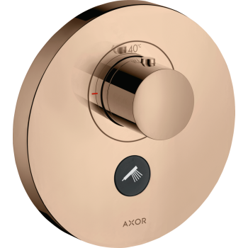  - AXOR ShowerSelect Bateria termostatyczna HighFlow do 1 odbiornika z dodatkowym wyjściem, czerwony złoty polerowany 36726300 - 36726300 - Łazienki Szydłowski