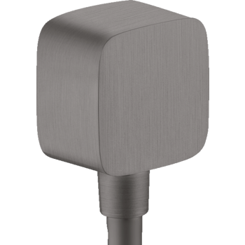 - AXOR ShowerSolutions Przyłącze węża, softsquare czarny chrom szczotkowany 36731340 - 36731340 - Łazienki Szydłowski