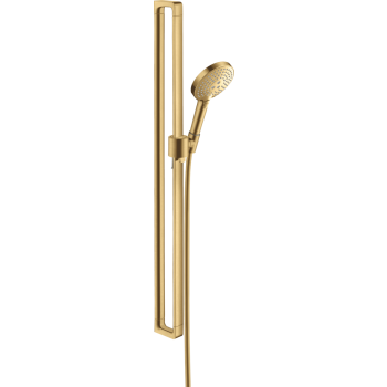 - AXOR Citterio E Zestaw prysznicowy 90 cm z główką prysznicową 120 3jet złoty optyczny szczotkowany 36735250 - 36735250 U - Łazienki Szydłowski