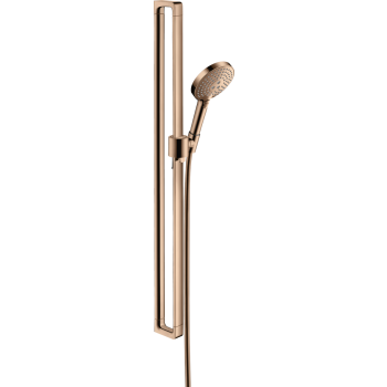 - AXOR Citterio E Zestaw prysznicowy 90 cm z główką prysznicową 120 3jet czerwony złoty polerowany 36735300 - 36735300 - Łazienki Szydłowski