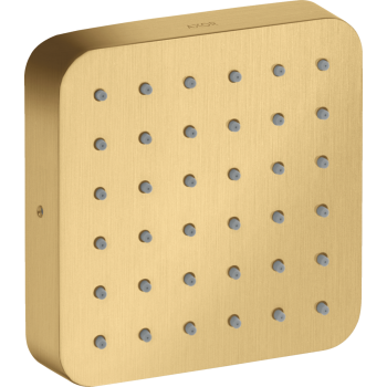 - AXOR Citterio E Moduł prysznicowy 12 x 12 cm, softsquare, podtynkowy złoty optyczny szczotkowany 36822250 - 36822250 U - Łazienki Szydłowski