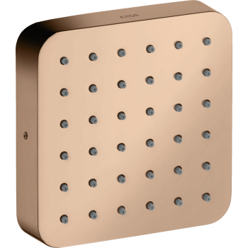 - AXOR Citterio E Moduł prysznicowy 12 x 12 cm, softsquare, podtynkowy czerwony złoty polerowany 36822300 - 36822300 - Łazienki Szydłowski