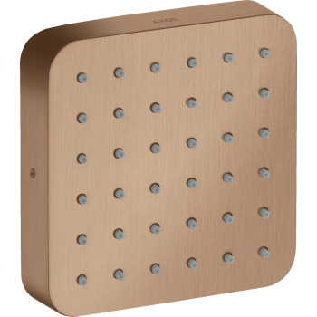 - AXOR Citterio E Moduł prysznicowy 12 x 12 cm, softsquare, podtynkowy czerwone złoto szczotkowane 36822310 - 36822310 - Łazienki Szydłowski