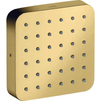  - AXOR Citterio E Moduł prysznicowy 12 x 12 cm, softsquare, podtynkowy złoty optyczny polerowany 36822990 - 36822990 U - Łazienki Szydłowski