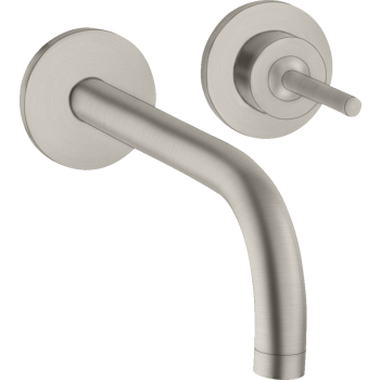 - AXOR Uno Jednouchwytowa bateria umywalkowa z wylewką 16,5 cm i rozetami, ścienna, podtynkowa stal szlachetna optyczna 38113800 - 38113800 - Łazienki Szydłowski