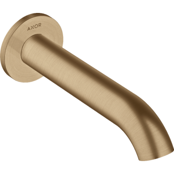  - AXOR Uno Wylewka wannowa 17,8 cm brąz szczotkowany 38411140 - 38411140 - Łazienki Szydłowski