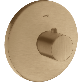 - AXOR Uno Bateria termostatyczna HighFlow, brąz szczotkowany 38715140 - 38715140 - Łazienki Szydłowski