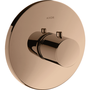  - AXOR Uno Bateria termostatyczna HighFlow, podtynkowa czerwony złoty polerowany 38715300 - 38715300 - Łazienki Szydłowski