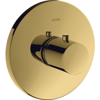  - AXOR Uno Bateria termostatyczna HighFlow, podtynkowa złoty optyczny polerowany 38715990 - 38715990 - Łazienki Szydłowski