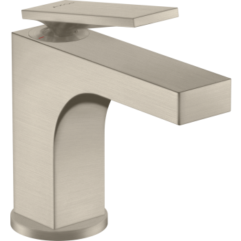 - AXOR Citterio bateria umywalkowa 90 do małych umywalek z kompletem odpływowym z cięgłem nikiel szczotkowany 39022820 - 39022820 U - Łazienki Szydłowski