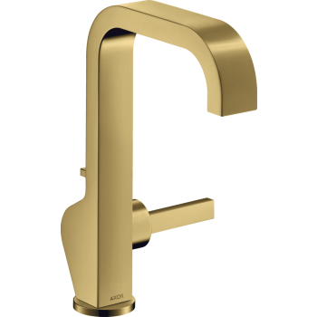  - AXOR Citterio bateria umywalkowa 190 z uchwytem Pin i kompletem odpływowym z cięgłem złoty optyczny polerowany 39034990 - 39034990 - Łazienki Szydłowski