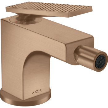- AXOR Citterio bateria bidetowa z kompletem odpływowym z cięgłem, cięcie rombowe 39201310 - 39201310 - Łazienki Szydłowski