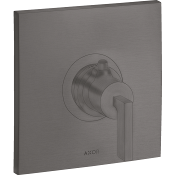  - AXOR Citterio Bateria termostatyczna HighFlow z uchwytem jednoramiennym, podtynkowa czarny chrom szczotkowany 39711340 - 39711340 - Łazienki Szydłowski