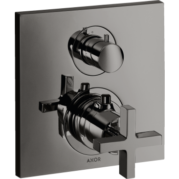 - AXOR Citterio Bateria termostatyczna do 2 odbiorników czarny chrom polerowany 39725330 - 39725330 - Łazienki Szydłowski