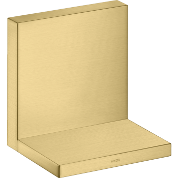 - AXOR ShowerSolutions Półka 12 x 12 cm złoty optyczny szczotkowany 40872250 - 40872250 U - Łazienki Szydłowski