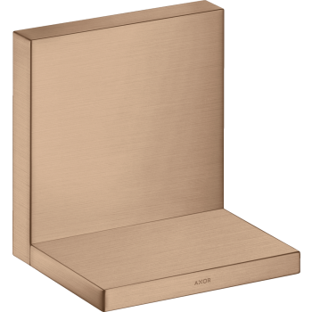  - AXOR ShowerSolutions Półka 12 x 12 cm czerwone złoto szczotkowane 40872310 - 40872310 - Łazienki Szydłowski