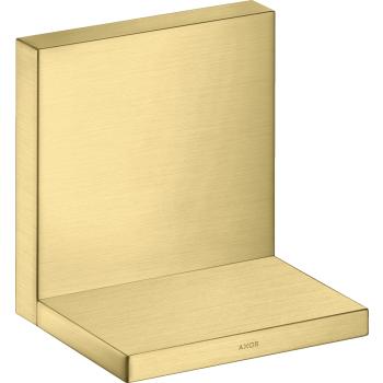 - AXOR ShowerSolutions Półka 12 x 12 cm mosiądz szczotkowany 40872950 - 40872950 U - Łazienki Szydłowski