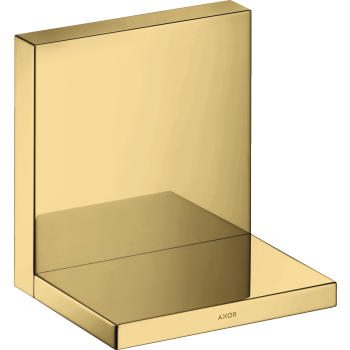  - AXOR ShowerSolutions Półka 12 x 12cm Złoty Optyczny Polerowany 40872990 - 40872990 - Łazienki Szydłowski