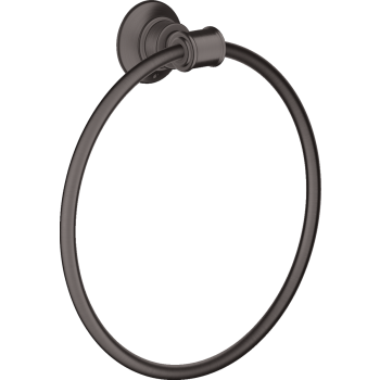  - AXOR Montreux Wieszak na ręcznik typu Ring czarny chrom szczotkowany 42021340 - 42021340 - Łazienki Szydłowski