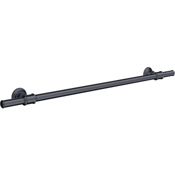  - AXOR Montreux Wieszak na ręcznik kąpielowy 60 cm czarny chrom szczotkowany 42060340 - 42060340 - Łazienki Szydłowski