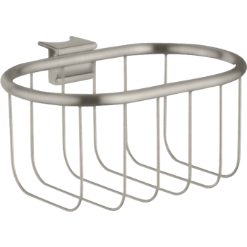 - AXOR Montreux Koszyk na mydło do drążka prysznicowego 16 x 8,3 cm stal szlachetna optyczna 42066800 - 42066800 - Łazienki Szydłowski