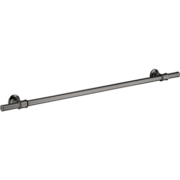 - AXOR Montreux Wieszak na ręcznik kąpielowy 80 cm czarny chrom polerowany 42080330 - 42080330 - Łazienki Szydłowski