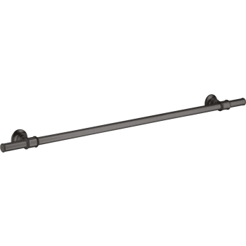  - AXOR Montreux Wieszak na ręcznik kąpielowy 80 cm czarny chrom szczotkowany 42080340 - 42080340 - Łazienki Szydłowski
